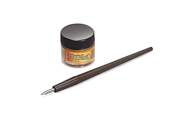 Set plumilla y tinta caligrafía Gold Speedball