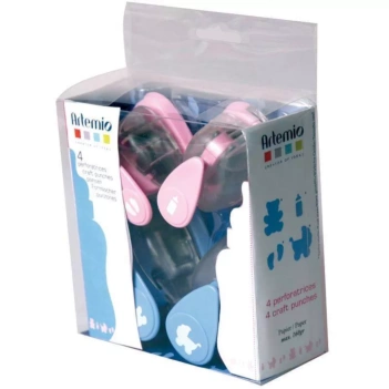 Artemio 10003013 4 Babies punches Kit