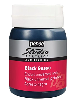 Gesso Preto Studio Acrylics Pebeo 500ml