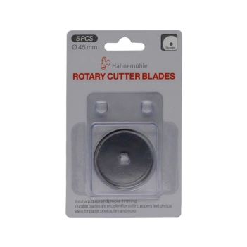 Set 5 cuchillas repuesto para Cutter rotatorio ergonómico Hahnemühle 45mm