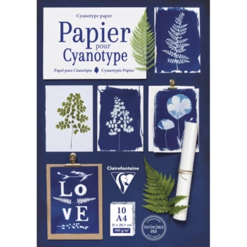 Set 10 papeles para cianotipia Clairefontaine A4