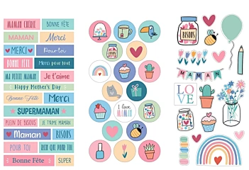 Stickers Papa Maman Artemio