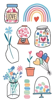 Stickers Thank You Artemio
