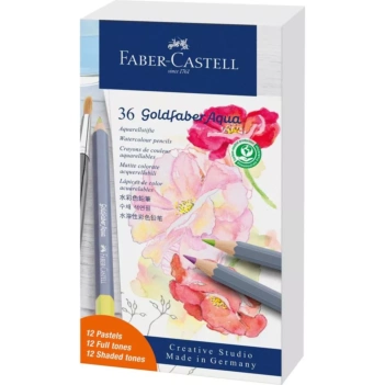 Faber-Castell 36 Goldfaber Aqua Watercolour Pencils
