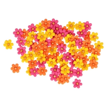 Artemio Recycled cotton flowers Colors