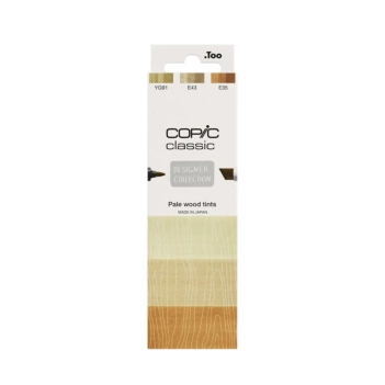 Set 3 alcohol markers Pale wood tints Designer Collection Copic Classic