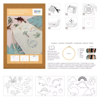 Artemio Dinos & Co 15vm Embroidery Kit