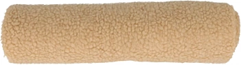 Rollo de tela piel de oveja negro Artemio 30x100cm