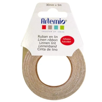 Artemio Adhesive linen ribbon 5m 13080013