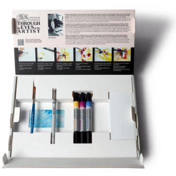 Set 7 piezas mIxed media acuarelas Winsor & Newton