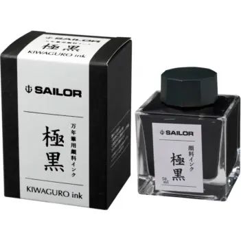 Tintero tinta negra para pluma estilográfica KIWAGURO Sailor 50ml