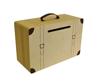 Maleta Urna de Madera Artemio 35X23X15cm