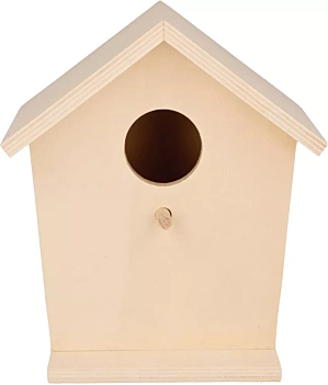 Casita de pájaros de madera Artemio