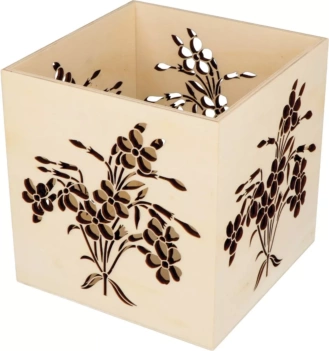 Farolillo de madera Rama Botánica Artemio