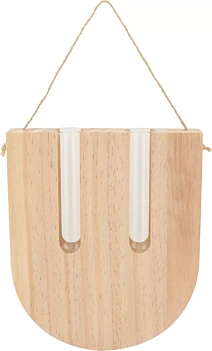 Silueta de madera Medallón de Flores Botánica Artemio