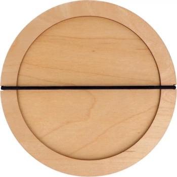 Plantilla de madera para macramé Hoja Artemio 15cm