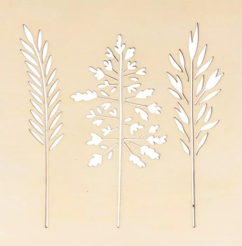 Florero de madera Botánica Artemio