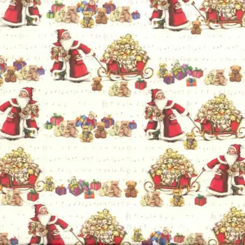 Papel Tassotti Santa con sus regalos