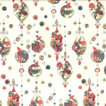 Papel Tassotti Rojo de Navidad