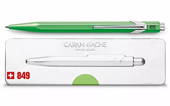 Estuche Metálico con Bolígrafo Roller Negro Caran d'Ache