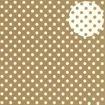 Papel Tassotti Lunares dorados doble cara