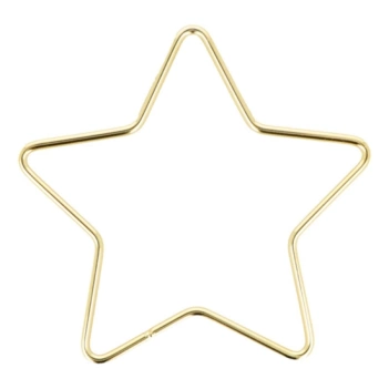 Artemio Set 3 metal rings Golden Star 