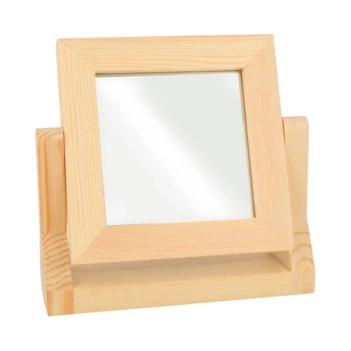 Artemio Wooden mirror with stand 