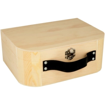 Artemio Wooden suitcase with handle 