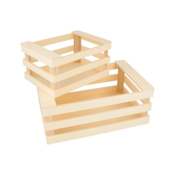 Artemio Set 2 wooden boxes 