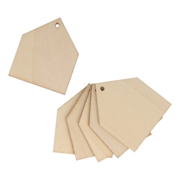 Artemio Set 6 wooden labels Casita 