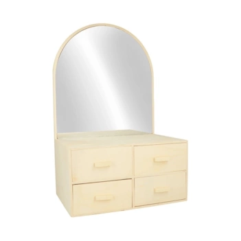 Artemio Wooden dressing table with mirror 