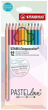 12er Set STABILO Pastellove Bleistifte
