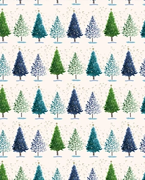 Papel bosque azul Tassotti