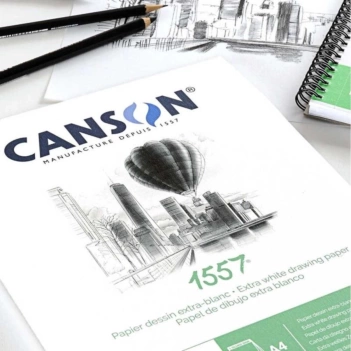 Bloc Dibujo 1557 Encolado Canson 180g/m²