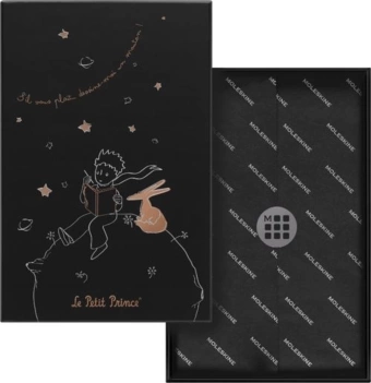 Cuaderno edición limitada Le Petit Prince negro regalo Moleskine 13x21cm