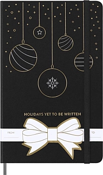 Cuaderno edición limitada Navidad rayas Moleskine 13x21cm