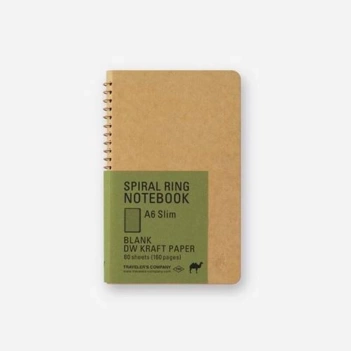 Midori Kraft Traveler's Company Spiral Notebook A6
