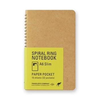 Traveler's Company Plain Spiral Notebook A6