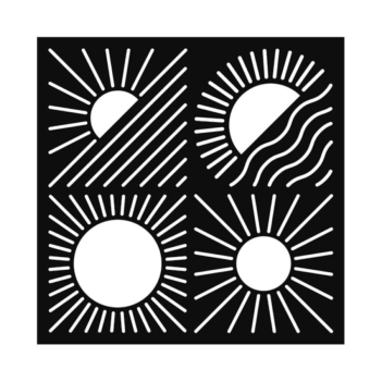 Artemio Sol stencil stencils 30x30cm