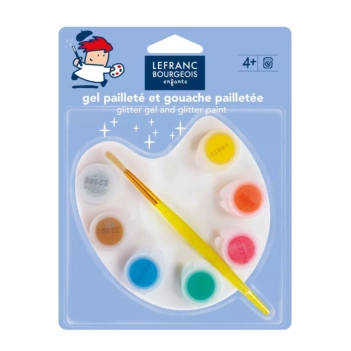 Lefranc Bourgeois Gouache-Glitzer-Palette Small Painters