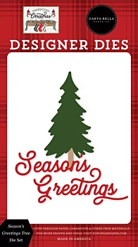Troqueles Christmas Greenery Farmhouse Christmas Carta Bella
