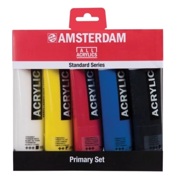 Set 5 Acrílicos Primarios Amsterdam 120ml
