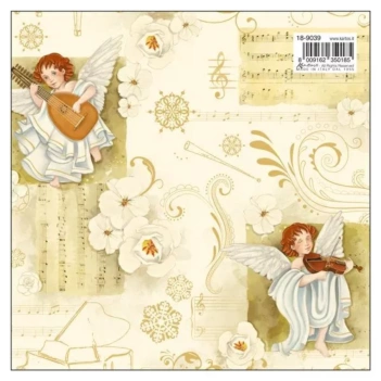 Papel Angeli and Music con Oro Kartos 49,5x68cm


