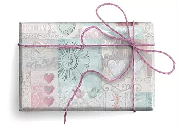 Papel corazones y rosas Kartos 49,5x68cm