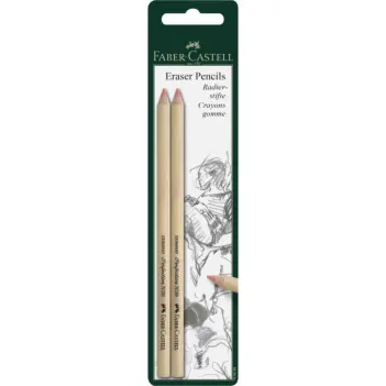 Set 2 Lápices goma de borrar Perfection 7056 Faber-Castell