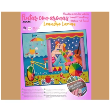 Arenart Kit Pintar con Arenas de Colores Circo Arenart 38x46cm