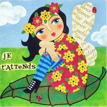 Kit Pintar con Arenas de Colores Je T'Attends Arenart 38x38cm