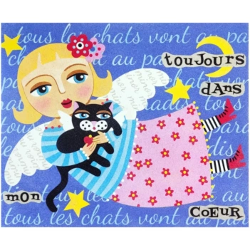 Kit Pintar con Arenas de Colores Toujours Dans Mon Coeur Arenart 38x46cm