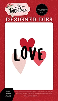 SUPER DEAL **30%** Carta Bella Love Hearts My Valentine Bella Letter Die Cutter