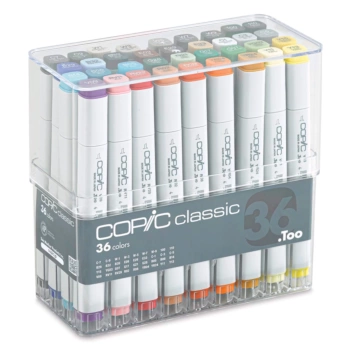 Estuche 36 rotuladores surtidos Classic Copic